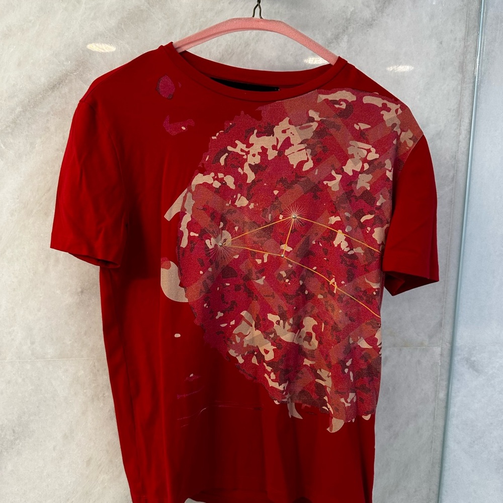 Mr & Mrs Italy Red Graphic Top